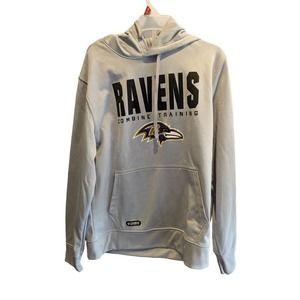 Rare Baltimore Ravens Sweatshirt Hoodie NFL Combine Training Men Medium